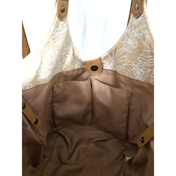 Sakroots Women's Roma Straw Small Shopper Like New Boho Bucket Bag - Picture 4 of 7